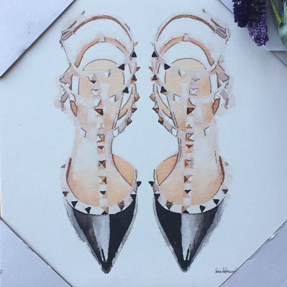 π Rockstuds wall art canvas office decor glam room - Picture 2 of 6